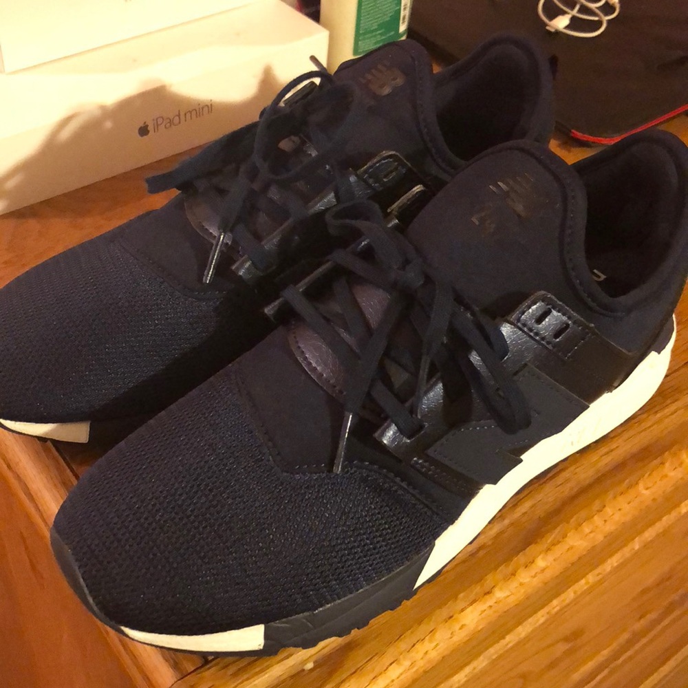 Dark blue New Balances
